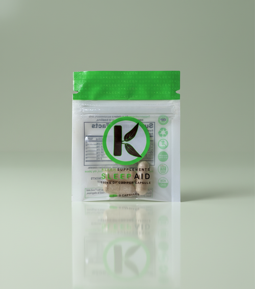 Kleen Sleep Aid – Natural, Non-Habit Forming Sleep Support | 18 Capsules