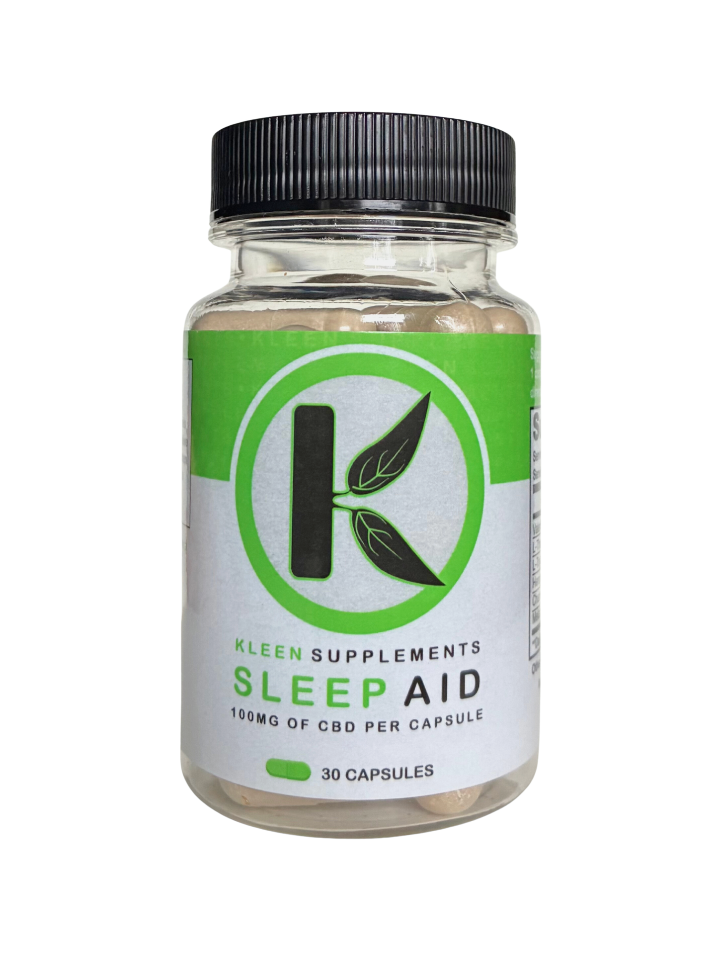Kleen Supplements Sleep Aid bottle on a white background